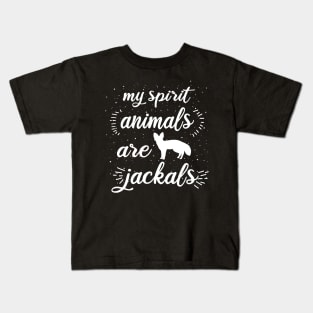 My spirit animal jackal vintage Africa design Kids T-Shirt